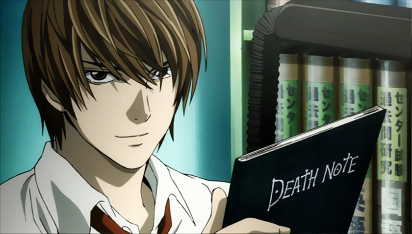 light yagami and the magic notebook